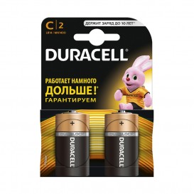 Батарея Duracell C Alkaline 2 шт.